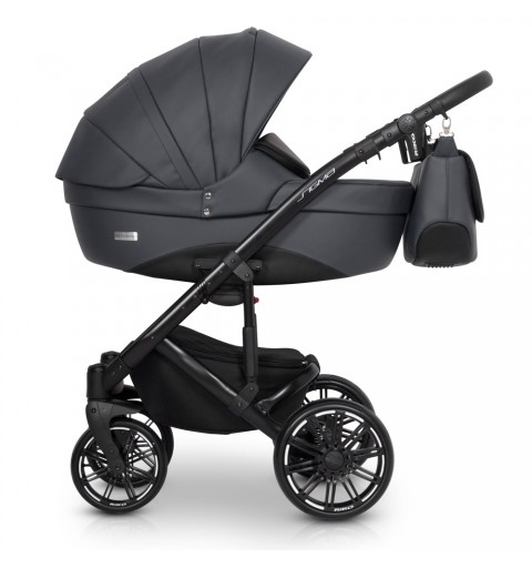 Riko Sigma - wózek wielofunkcyjny, zestaw 2w1 z opcją 3w1 i 4w1 | Anthracite